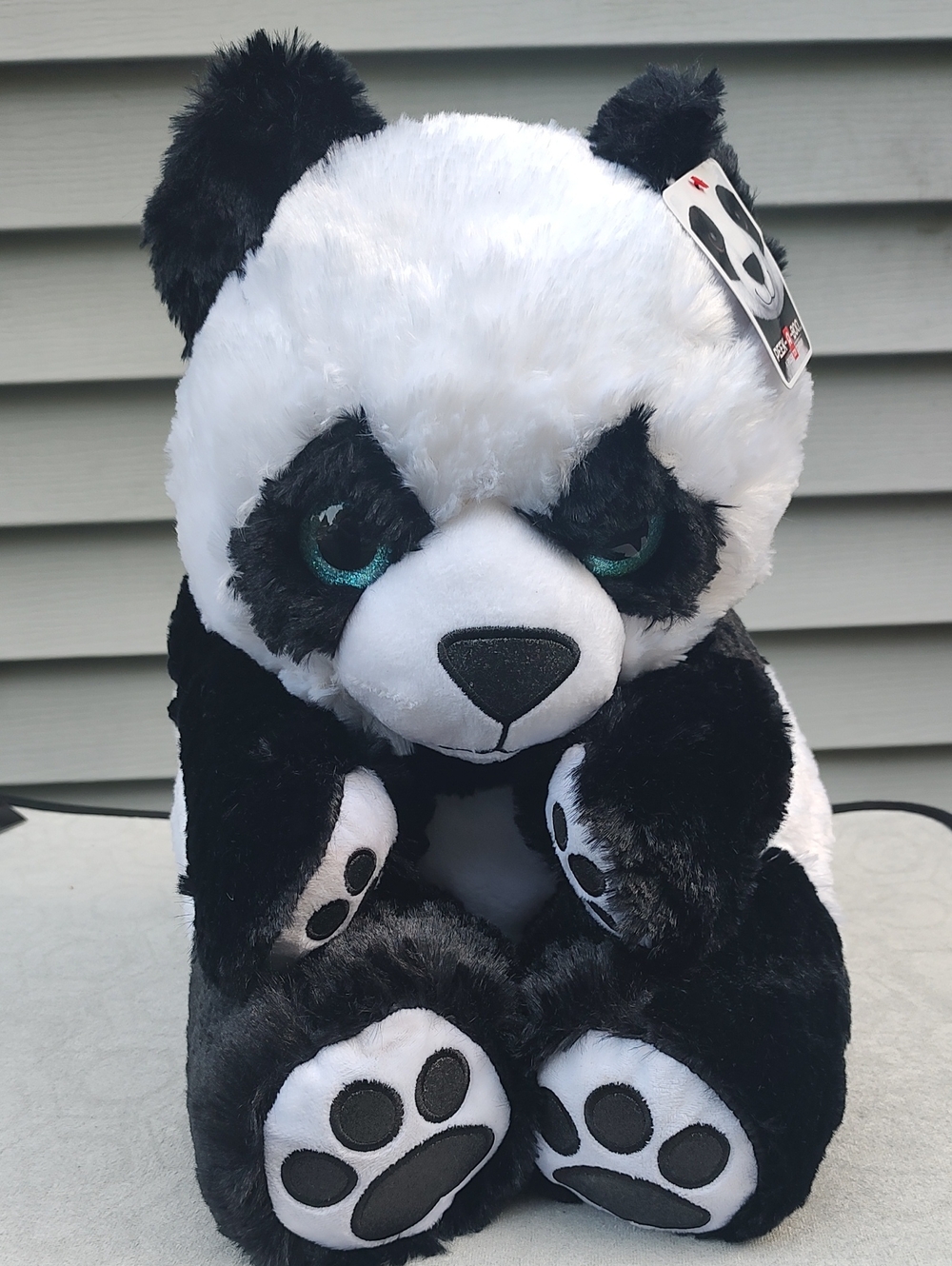 Peek-A-Boo Toys Glitter Paws Panda Plush Super Soft New